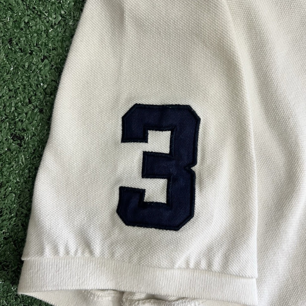 Polo Ralph Lauren Custom Fit Triple-Pony Stampede Mesh Polo Shirt Size XL White - Picture 2 of 10